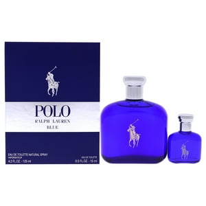 Set De Regalo Perfume Ralph Lauren Polo Blue Edt 117Ml Y Edt Splash 14Ml