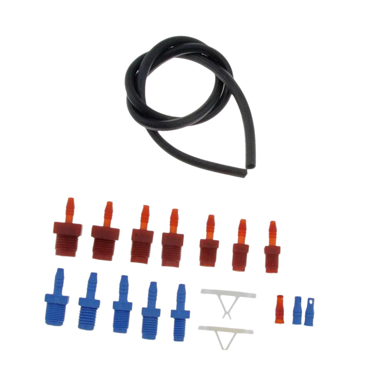 Ioensy - Kit De Purga De Freno Del Cilindro Maestro Purga Para M10X1.0 1/2""-20 7/16""-24