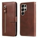 thumbnail image 1 of Funda con Cremallera para Samsung Galaxy S25 Ultra, Carcasa Cartera de Cuero PU con Soporte y Tarjetero, 1 of 6