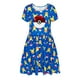 thumbnail image 1 of Vestido Pokémon para niña con lentejuelas Pikachu, azul, de 4 a 16 años, 1 of 2