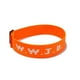 thumbnail image 1 of Pulsera unisex con estampado de letras jacquard y correa de muñeca ajustable WWJD, 1 of 5