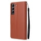 thumbnail image 5 of Funda Cartera para Samsung Galaxy S22 5G con Tarjetero, Soporte y Cordón - Protección Marrón, 5 of 5