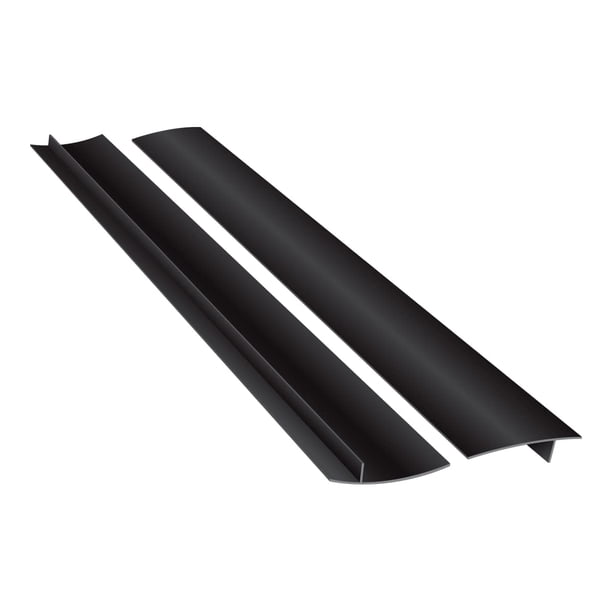 Fundas de silicona para huecos LoboJack, resistentes al calor, 21 cm, color negro, paquete de 2