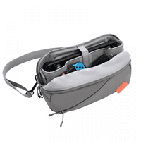 Genérico - Bolsa De Viaje Crossbody De Carcasa Rígida Compatible Con Nintendo Switch/Steam Deck Oled/Rog Ally X - Mochila Portátil De Almacenamiento De Juegos Para Consolas Portátiles-Gris