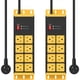thumbnail image 1 of Zapatilla 8 Enchufes 2 Pack 4800j Protector Sobretensión 5ft, 1 of 3