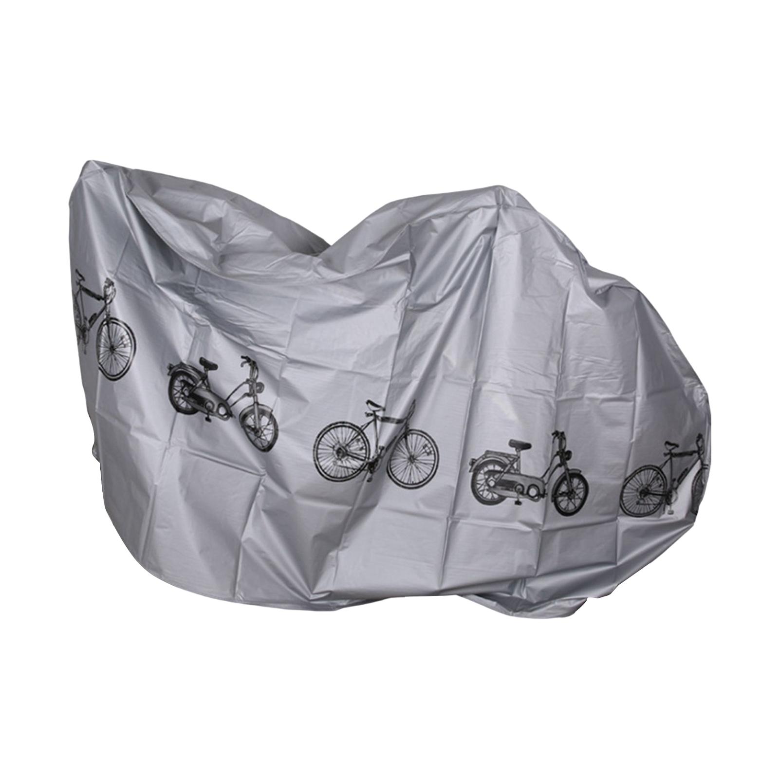 Ioensy - Cubierta Duradera Para Bicicleta De Carretera Impermeable Protección Solar Almacenamiento Impermeable A Prueba De Polvo Gris