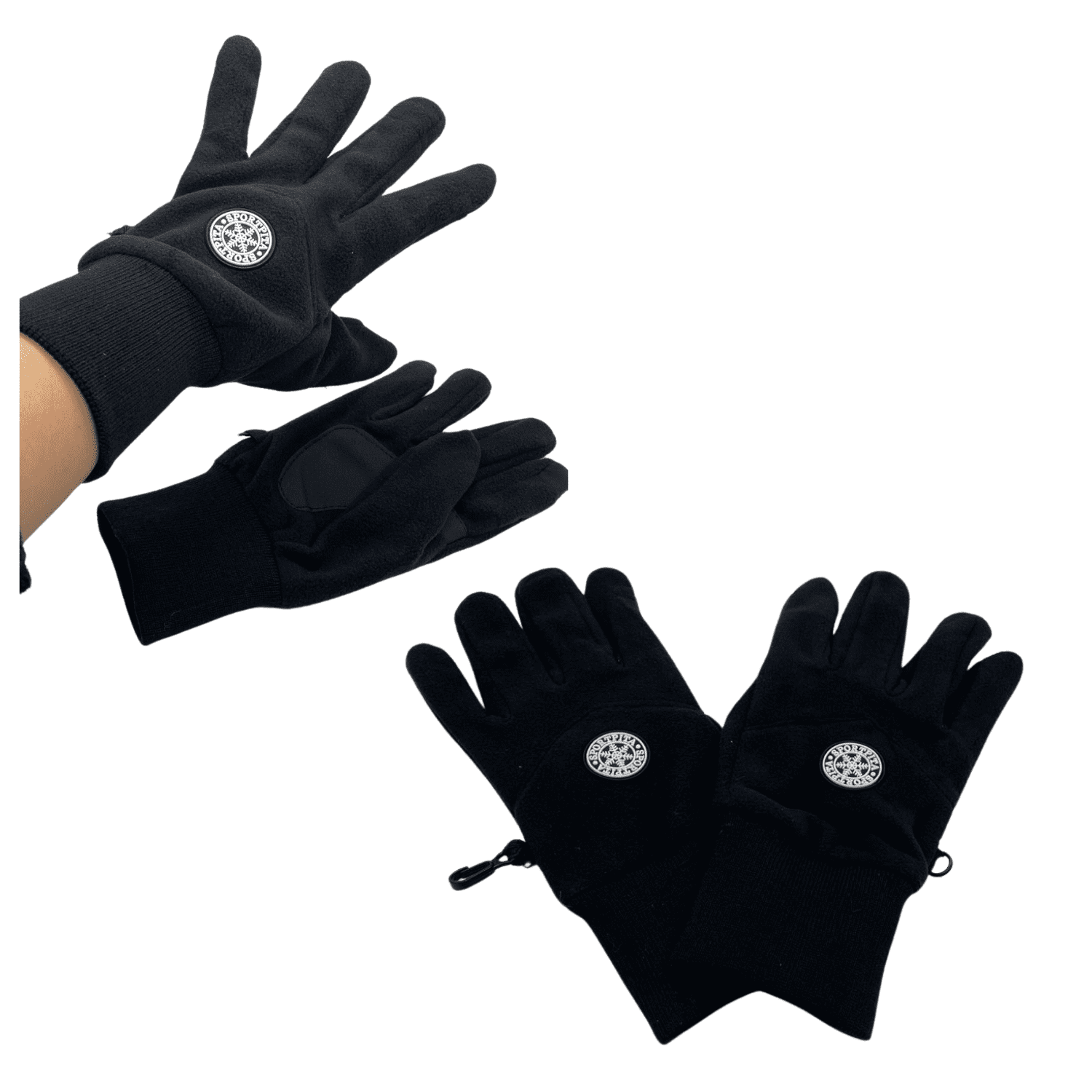 Genérico - Pack 12 Guantes Para El Frio Guantes De Polar Tactiles Para Hombres