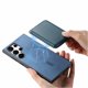 thumbnail image 3 of Funda de Cuero Magnética con Tarjetero para Samsung Galaxy S23 Ultra Cubierta Delgada Azul, 3 of 5