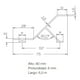 thumbnail image 5 of Quiebravista Pvc Lama Z 80mm Gris 6 Mts Dvp, 5 of 5