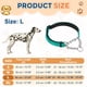 thumbnail image 2 of Collares de Cadena para Perros Uxcell, Collar para Perros sin Tirones Ajustable Reflectante de Nylon con Cadena de Acero Aleado, (L-24 Pulgadas, Verde Claro), 2 of 7