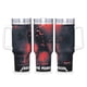 thumbnail image 1 of Eddie Munson Vaso aislado de acero inoxidable con asa, diseño temático, regalo para familia, amigos y fans; incluye pajita y encaja en el portavasos estándar, 40 oz, 1 of 6