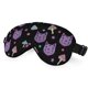 thumbnail image 1 of Antifaz de seda NOHSHE 21x10 cm con estampado de gato y setas, 1 of 6