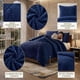 thumbnail image 3 of Cobertor Sherpa Texturizado Rh King Azul, 3 of 4