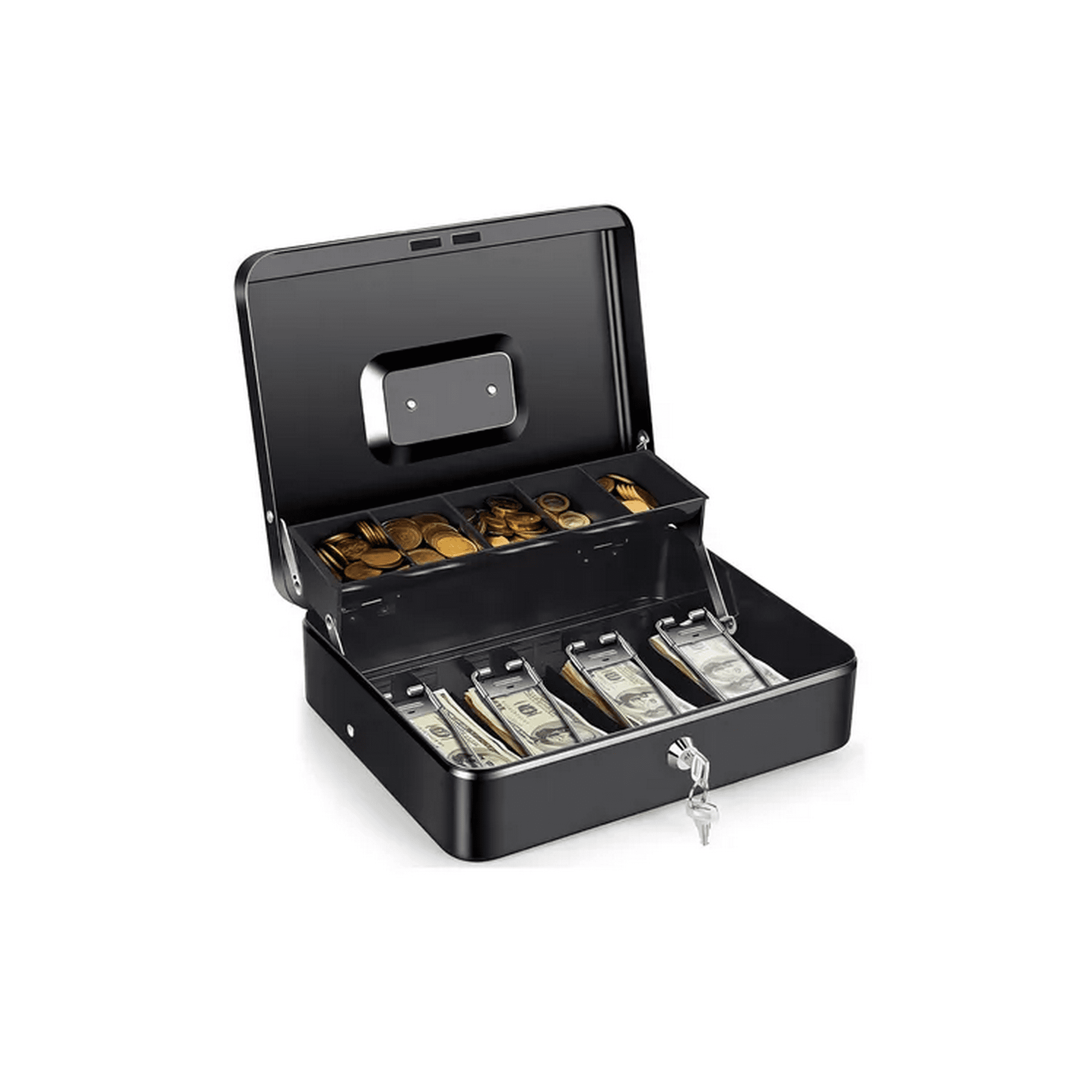 Genérico - Caja Fuerte De Seguridad Metálica Para Dinero Con Llaves ...