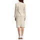 thumbnail image 3 of INSPIRE CHIC Conjunto de Traje de Falda para Mujer 2 Piezas Conjunto de Blazers de Trabajo de Negocios y Faldas Lápiz con Broche Pin 2XL Beige, 3 of 5