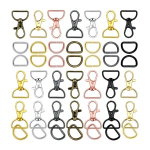 Bothyi - Cierres De Langosta Giratorios Con Gancho Para Llave D Para Bolso De Llavero