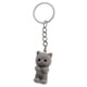 thumbnail image 5 of Llavero De Gato, Mochila Creativa, Llaveros Para Bolso, Llave De Coche, Suministros Para Fiestas, Color Gris, 5 of 5