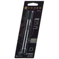 Recambios Para Bolígrafos Cross Medium Black Ink, Paquete De 2