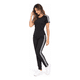 thumbnail image 1 of Conjunto Deportivo Verano Polera Y Pantalón Negro Con Rayas, 1 of 3