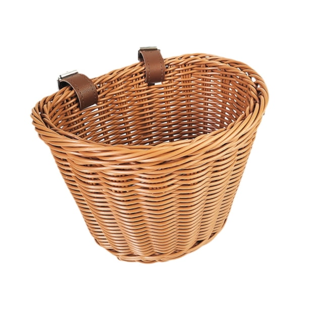 Cesta de bicicleta para niños Cesta de ciclo delantero Niños portátiles Cinsting Casking Decoración de bicicletas para bicicletas para acampar compras L