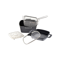 Bergner - Sarten Cuadrado Aluminio Fundido Foodies 5 En 1