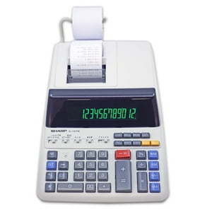 Calculadora A Color De Alta Resistencia Sharp El-1197Piii Con Reloj Y Calendario