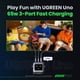 thumbnail image 4 of Cargador UGREEN Uno USB C Nexode de 3 puertos GaN de 65 W para MacBook, 4 of 9
