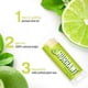 thumbnail image 2 of Bálsamo labial Hurraw! Lima, 4,8 g, paquete de 3 unidades, orgánico, vegano, sin gluten, 2 of 9