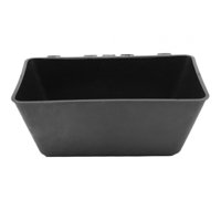 Ioensy - Comedero Para Valla Colgante, Comedero Para Patos, Para Ganado, Cerdos, Ovejas, Color Negro