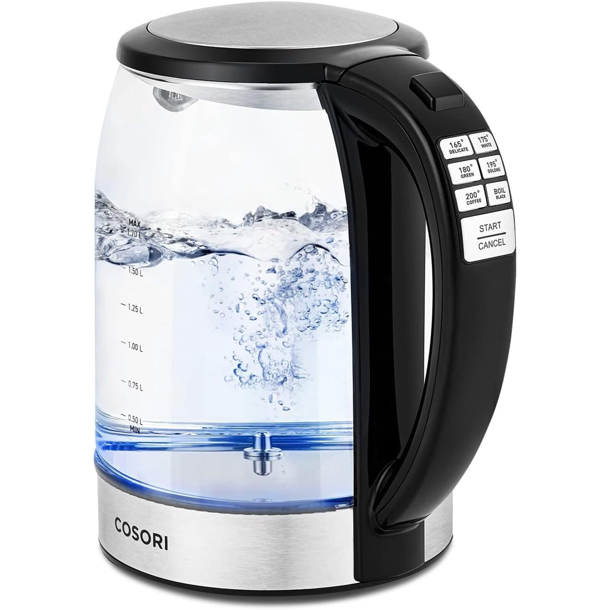 Hervidor Eléctrico Cosori Temperature Control 1.7l 1500w Negro