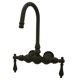 thumbnail image 1 of Grifo de bañera Kingston Brass Vintage de montaje en pared, bronce aceitado, 1 of 2