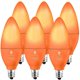 thumbnail image 1 of Bombillas LED tipo vela Bluex de 4 W (equivalente a 40 W), base E12, paquete de 6, 1 of 8