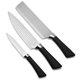 thumbnail image 1 of Set 3 Cuchillos Wave Antiadherentes Cocina Black Bull, 1 of 3