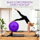 thumbnail image 2 of Pelota De Ejercicio Xl De 75 Cm Antiexplosión Para Yoga Y Fitness Color Morado, 2 of 7
