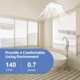 thumbnail image 4 of Ventilador de baño con montaje en techo, ventilación por escape POWERENG 141 m³/h, 4 of 8