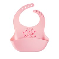 Pumucki - Babero De Silicona Rosado