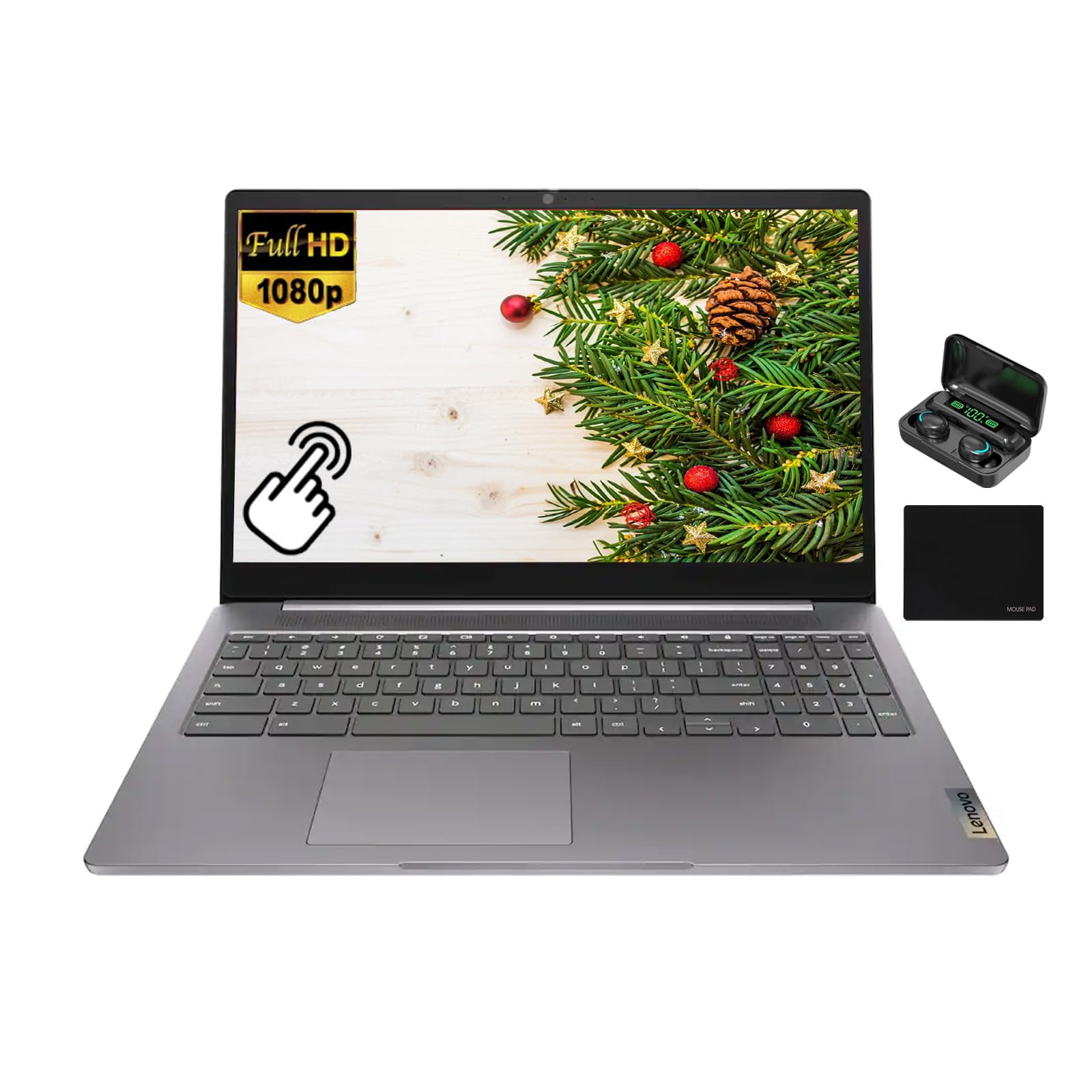 Ordenador Portátil Lenovo Ideapad 3i Chromebook 15,6 Pulgadas Fhd Touch De 8 Gb/128 Gb
