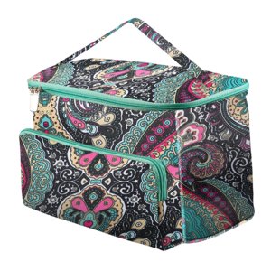 Magideal - Bolsa De Almacenamiento Para Lanas, Bolsa De Mano Para Tejer, Accesorios De Ganchillo, Ovillos De Viaje Vacíos, Bolsa De Ganchillo Duradera Y Ligera,