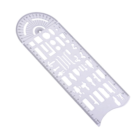 Bothyi - Regla Geométrica Plantilla De Dibujo Escuela Oficina Herramienta De Medición Regla De Dibujo