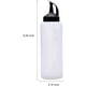 thumbnail image 2 of Juego de botellas de plástico para condimentos con tapas negras, rellenables, de 355 ml (12 oz) con boquilla, para salsas, pintura, aceite, condimentos, aderezos para ensaladas y manualidades (paquete, 2 of 7