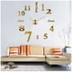 thumbnail image 2 of Reloj de Pared con Pegatinas de Espejo Acrílico Dorado15, 2 of 3