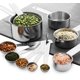 thumbnail image 4 of Juego de tazas y cucharas medidoras Laxinis World de acero inoxidable, 10 piezas, 4 of 8