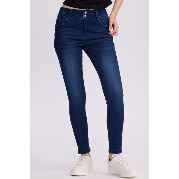 Jeans Mujer Skinny Kim Azul Oscuro