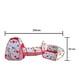 thumbnail image 4 of Juguete Carpa 3 En 1 Tunel Piscina De Pelotas Infantil Rojo, 4 of 4