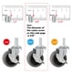 thumbnail image 3 of Juego de 4 vástagos giratorios con bloqueo WHARSTM 3 de Caster Wheels, 3 of 7