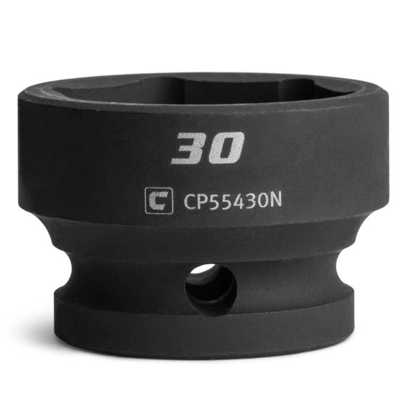 Caja de vaso de impacto Capri Tools 30 mm, 1/2" de eje, 6 puntos