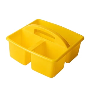 Magideal - Compartimiento De Escritorio Caddy Basket Multi Grid Clasificación Divisor Artesanía Organizador De Almacenamiento Para Papelería Maquillaje Sala De Amarillo
