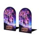 thumbnail image 1 of Guardianes de la Galaxia Sujetalibros decorativos temáticos, tope para estantería con base antideslizante, uso dual para hogar y oficina - 2 piezas, 1 of 6