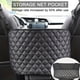thumbnail image 1 of 1pc Convenient Faux Leather Car Storage Bag for Toys, Bottles, and Snacks - Organize Your Car Supplies with Ease, 1 of 2