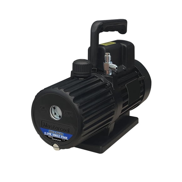 Bomba de vacío Mastercool Black Series 6 CFM (etapa única)